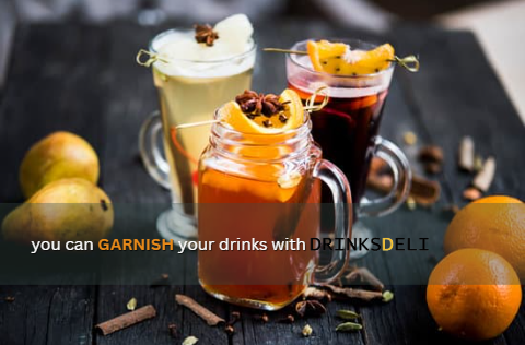 Garnish your drinks with  DrinksDeli