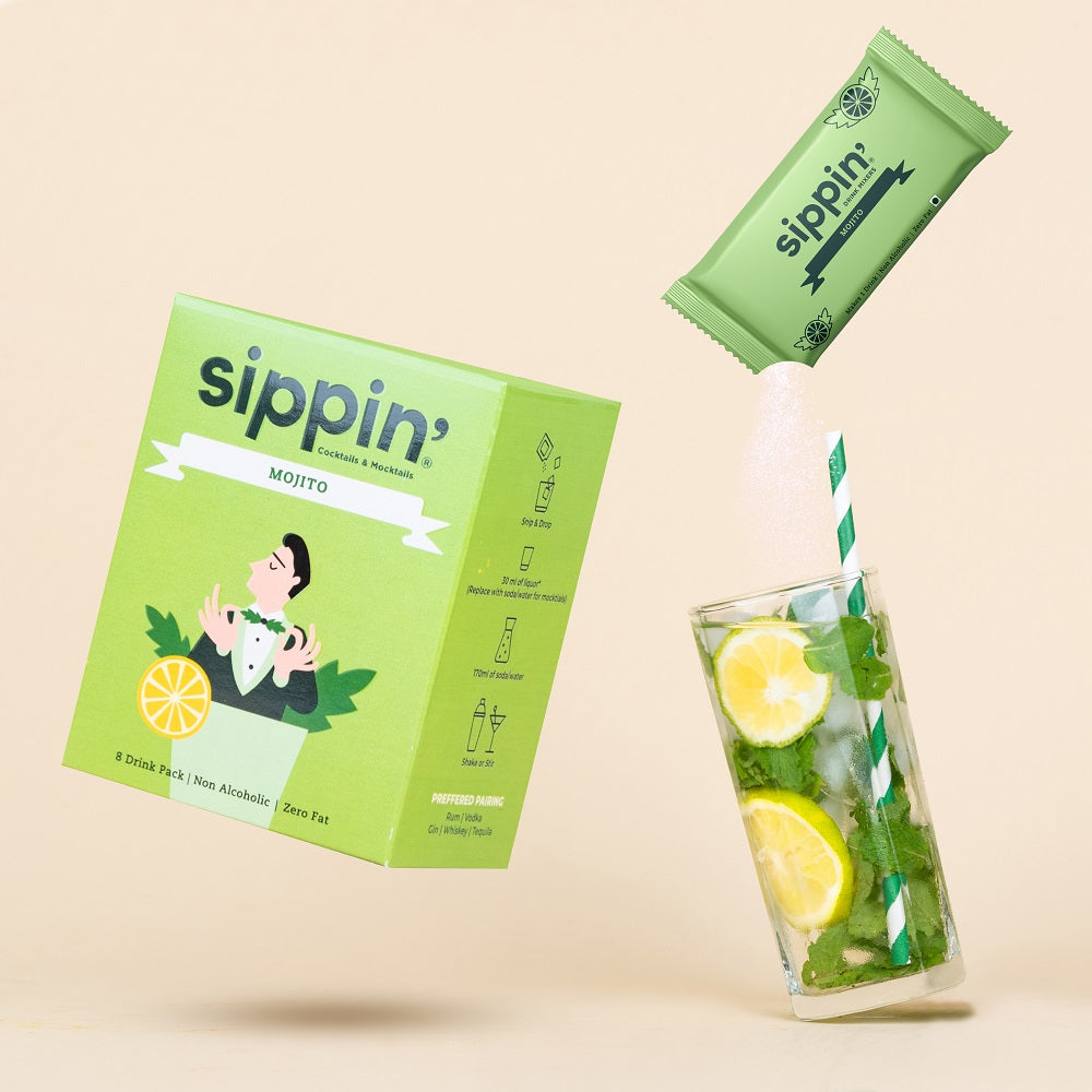 Sippin' Mojito instant Drink Mixer | Pack of 8