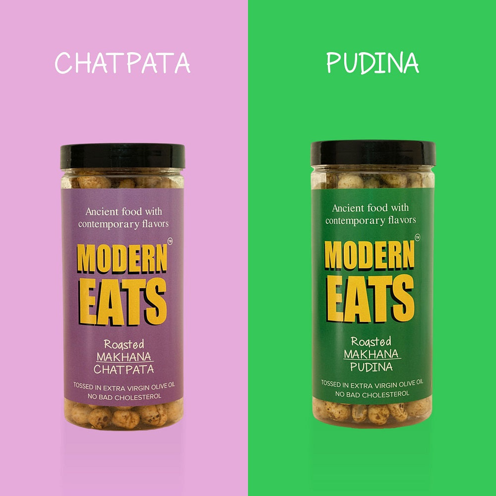 Modern Eats Flavored Makhana Chatpata and Pudina