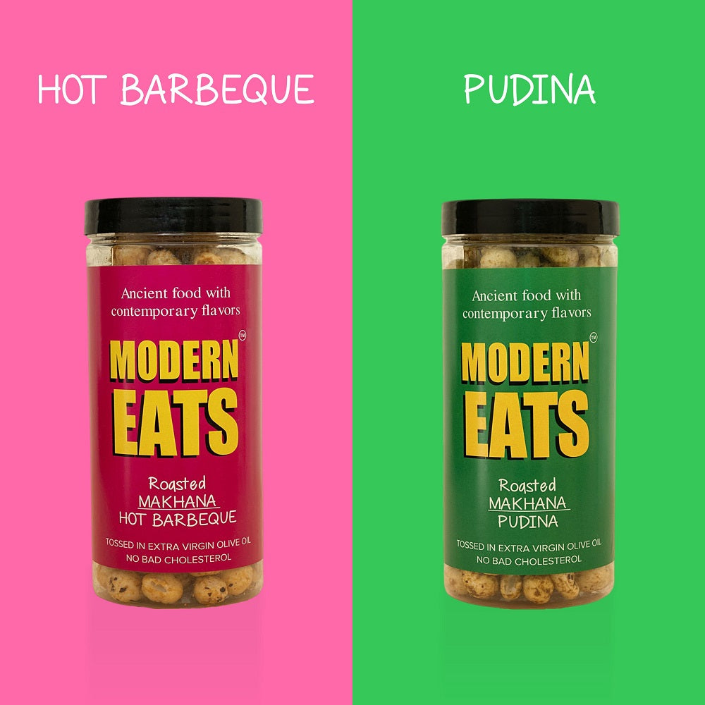 Modern Eats Flavored Makhana Hot Barbeque and Pudina