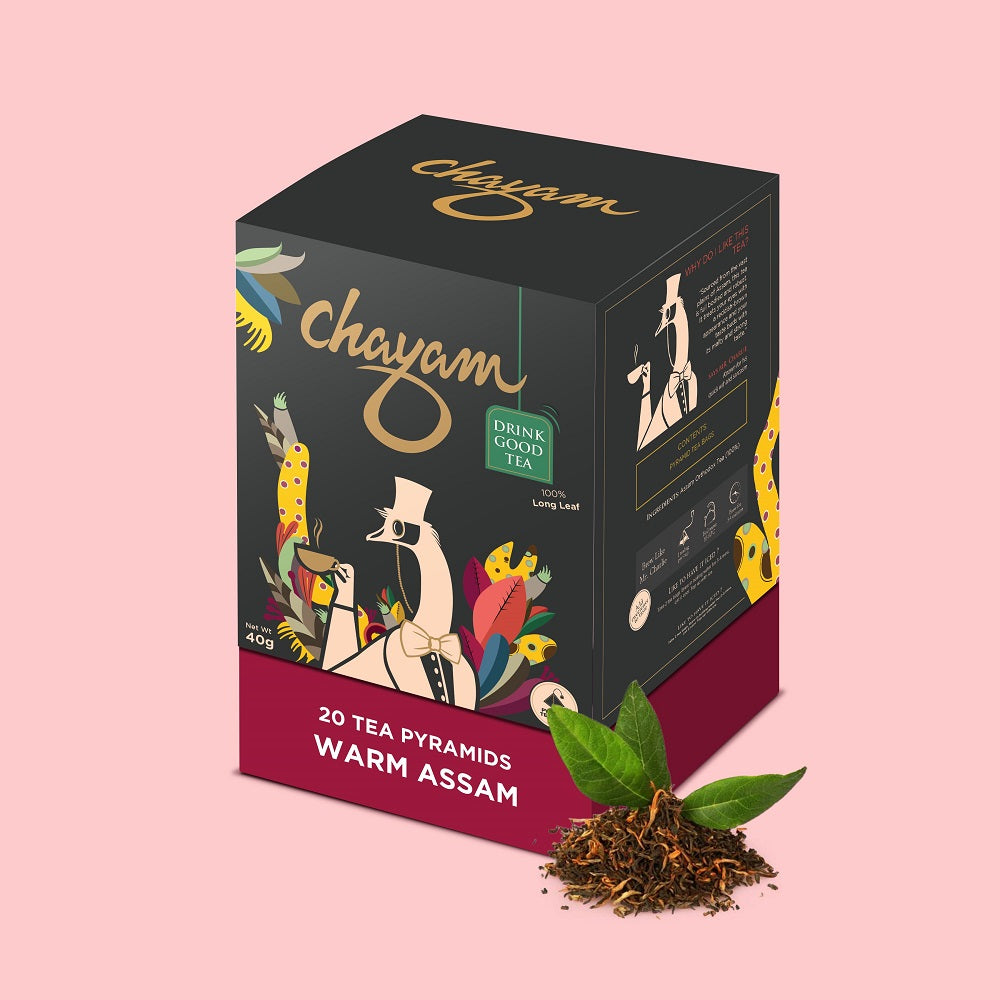 CHAYAM Assam Black Tea | English Breakfast - Premium Whole Leaf