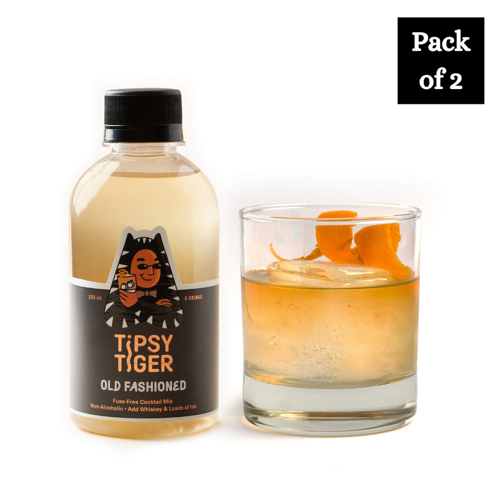 Tipsy Tiger Old fashioned | Pack of 2 Tipsy Tiger