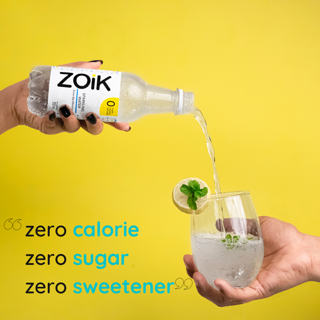 Zoik Sparkling Natural Mineral Water | Pack of 9