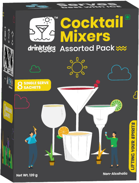 Drinktales Cocktail Mixer Assorted Pack - DrinksDeli India