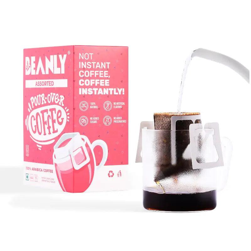 Beanly Assorted Pour Over Pack | Pack of 5 - DrinksDeli India