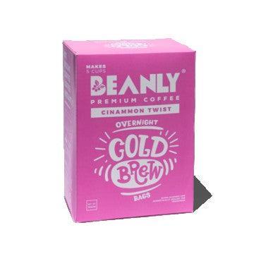 Beanly Cinnamon Twist Overnight Cold Brew Bag | Pack of 5 - DrinksDeli India
