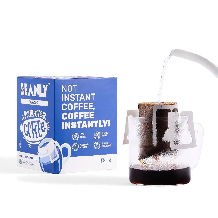 Beanly Classic Pour-Over| Pack of 10 - DrinksDeli India