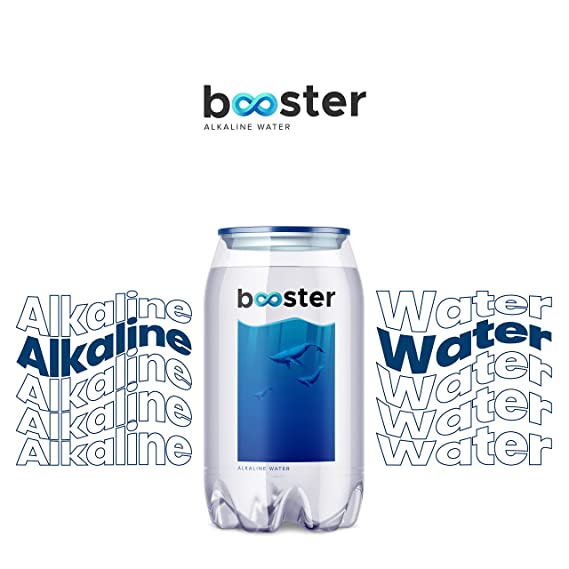 Booster Alkaline Drink, Mineral Rich-Alkaline Water pH 8+,Neutralizes Acidity and Supports For Building Immunity | Pack of 6 ( 500 ML )