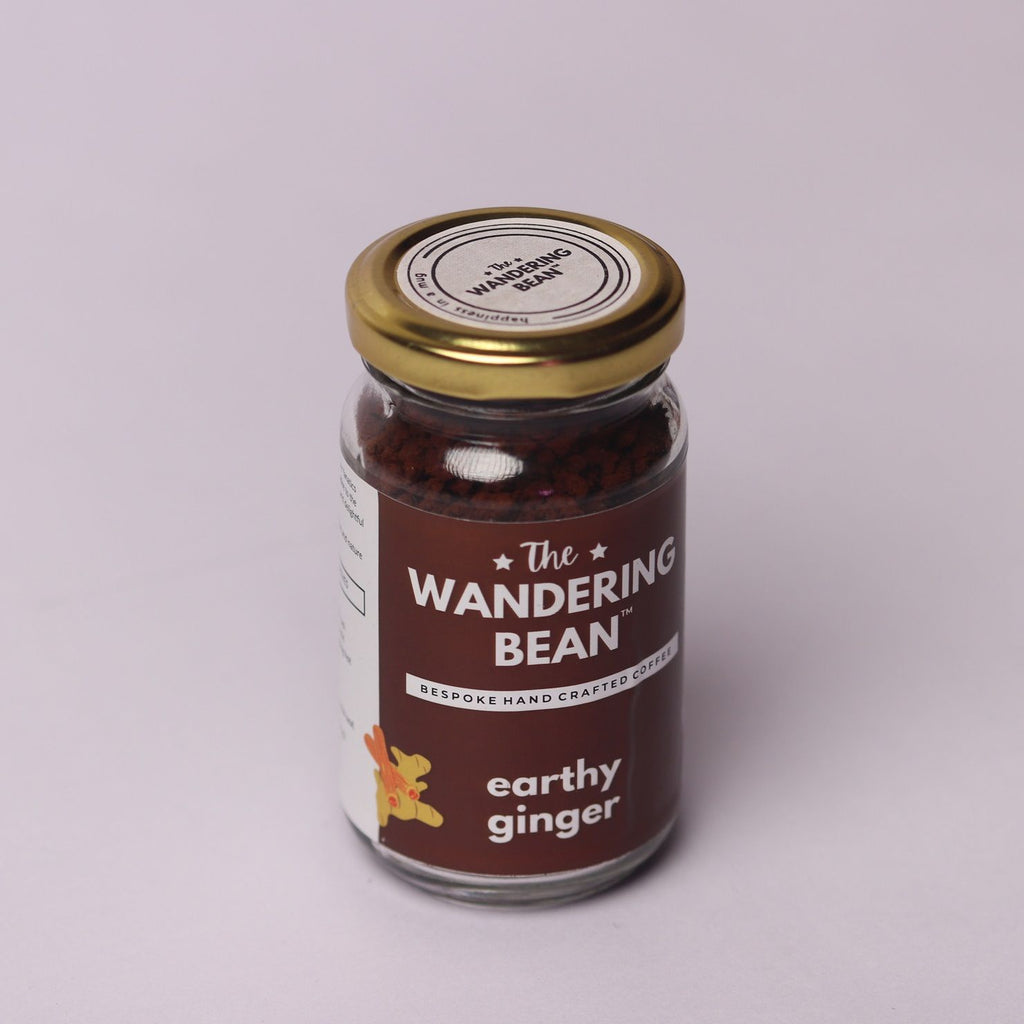 The Wandering Bean Instant Coffee Powder with Earthy Ginger | 60gm