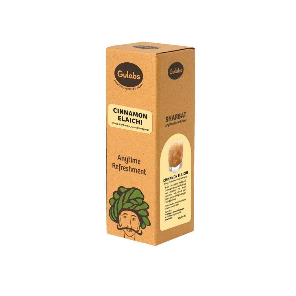 Gulabs Cinnamon Elaichi Syrup | 500ml - DrinksDeli India