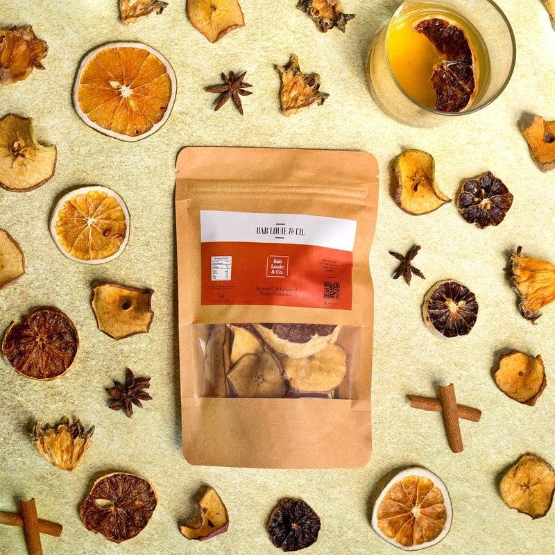Bab Louie Assorted Dehydrated Fruits Garnishes Air-Dried| Pack of 5 - DrinksDeli India