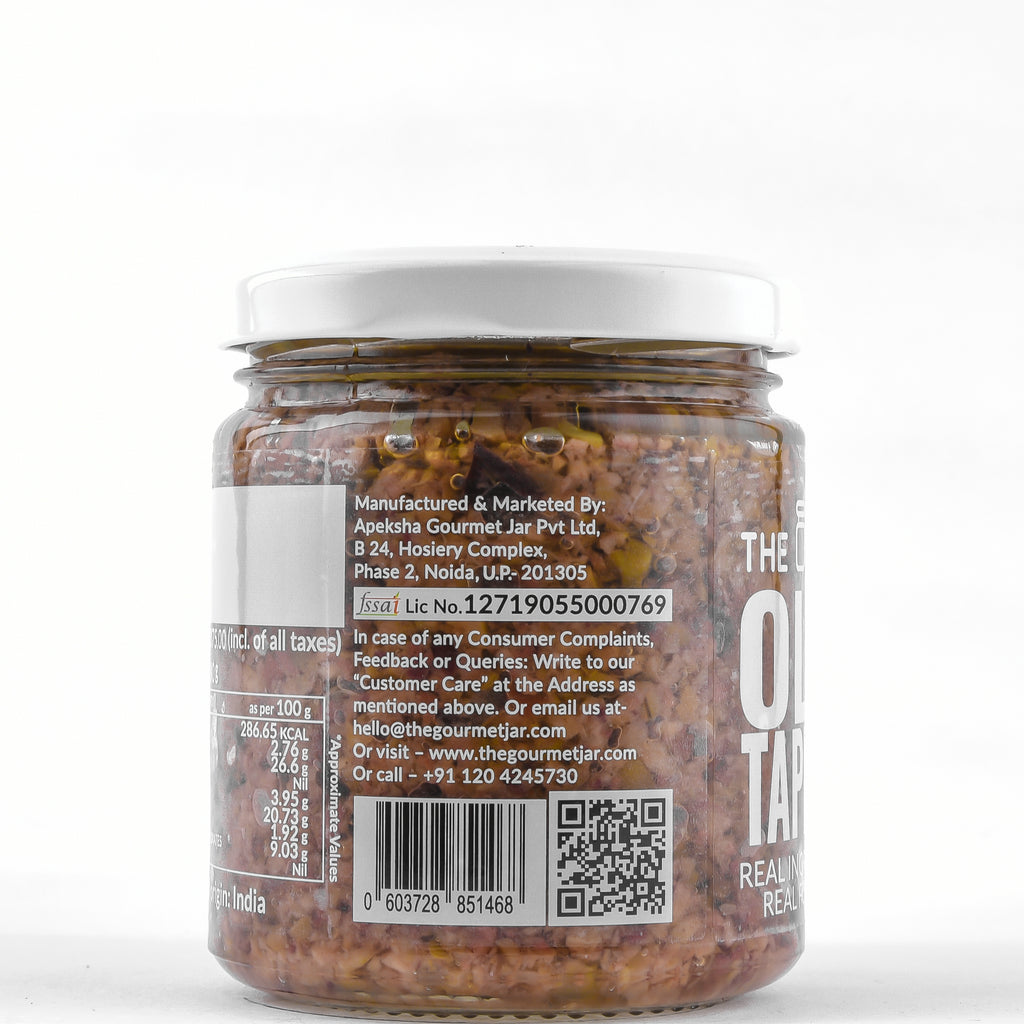 The Gourmet Jar Olive Tapenade | With Kalamata Olives | 180gms TGJ
