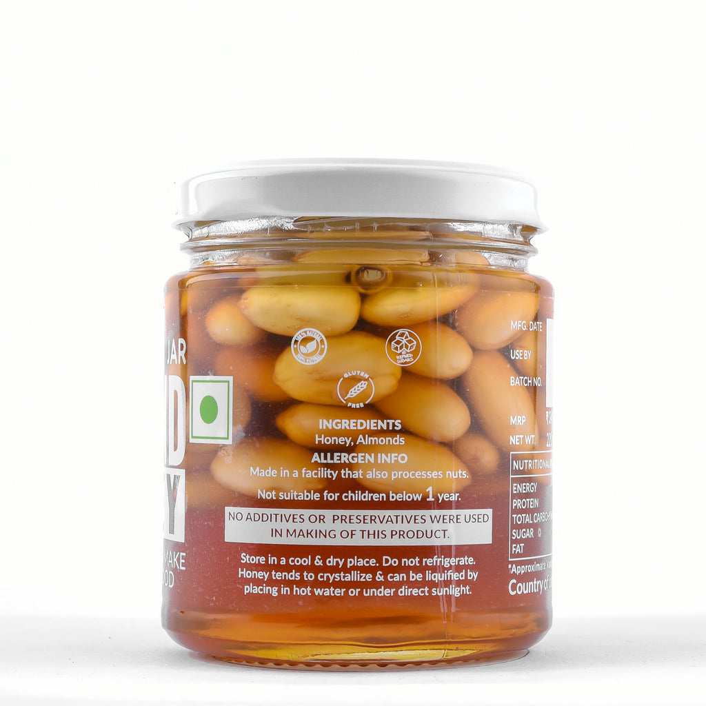 The Gourmet Jar Almond Honey | 220gms TGJ