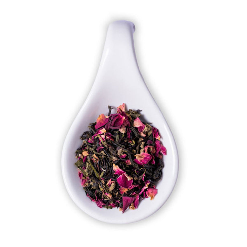 The Tea Shelf Rose Tulsi Green Tea| Select Pack The Tea Shelf