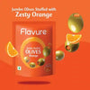 Flavure Jumbo Stuffed Olives Orange | 50G - DrinksDeli India