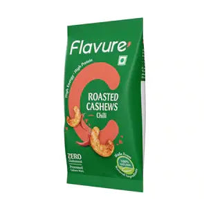 Flavure Roasted Cashew Chilli | Pack of 4 - DrinksDeli India
