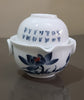 Radhikas Fine Teas Gaiwan The Brewing Cup With Saucer In Blue Daisy Print