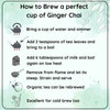 Radhikas Fine Teas ZESTFUL Ginger Chai | Certified Organic | Assam CTC Chai | Cold & Hot Brew | 100 gm