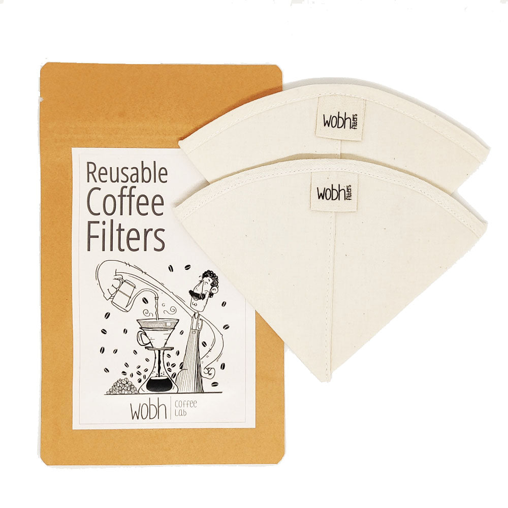 Wobh Filters | Hario® V60, Origami Dripper, Timemore Crystal Dripper Fit | Pack of 2 Wobh Coffee