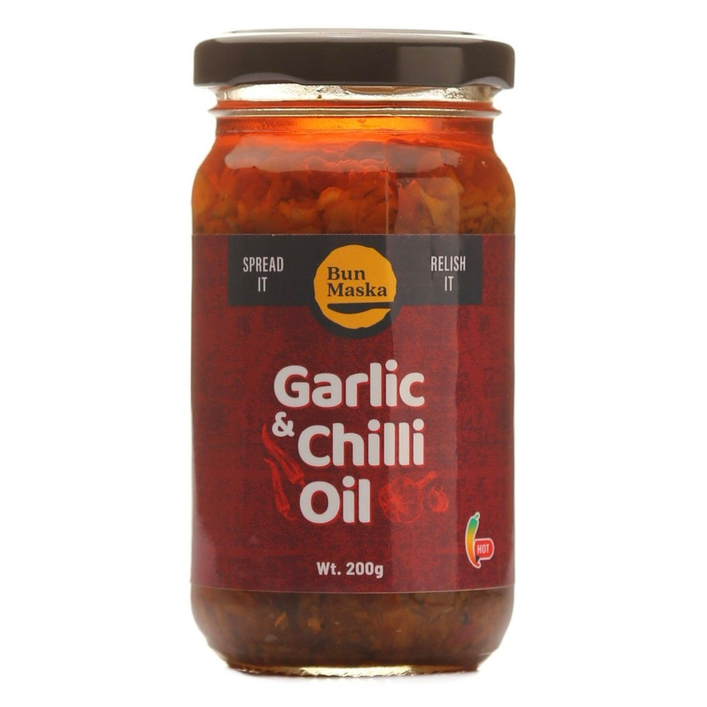 Bun Maska Garlic & Chilli Oil | 200g - DrinksDeli India