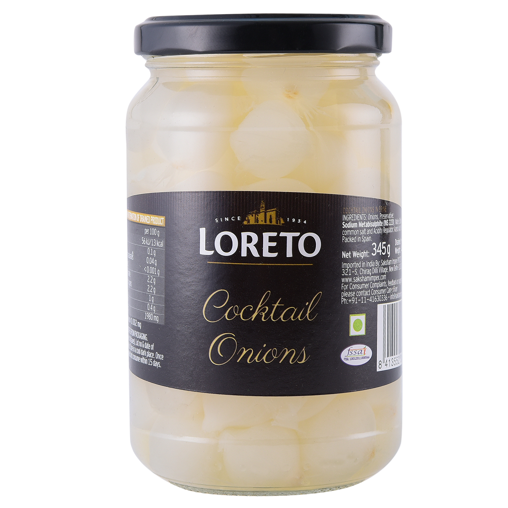 Loreto Cocktail Onions | 345g