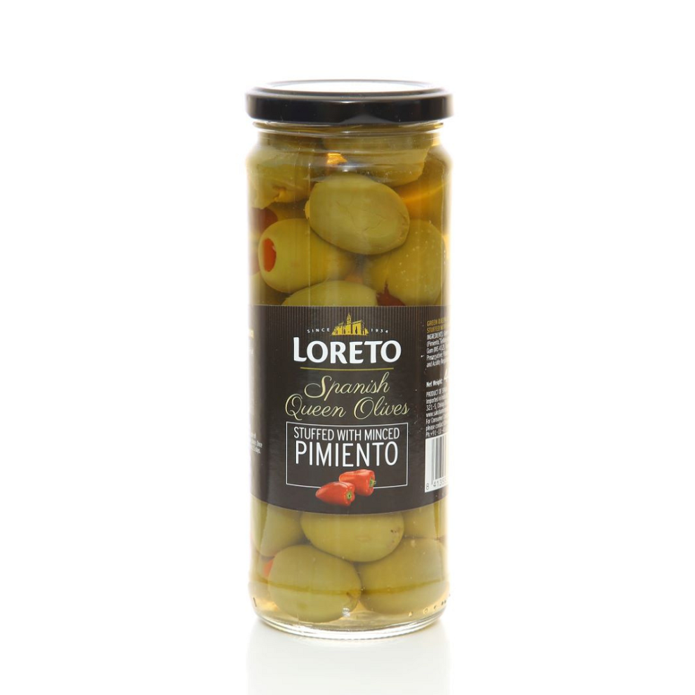 Loreto Minced Pimiento Stuffed Queen Olives  | 440g