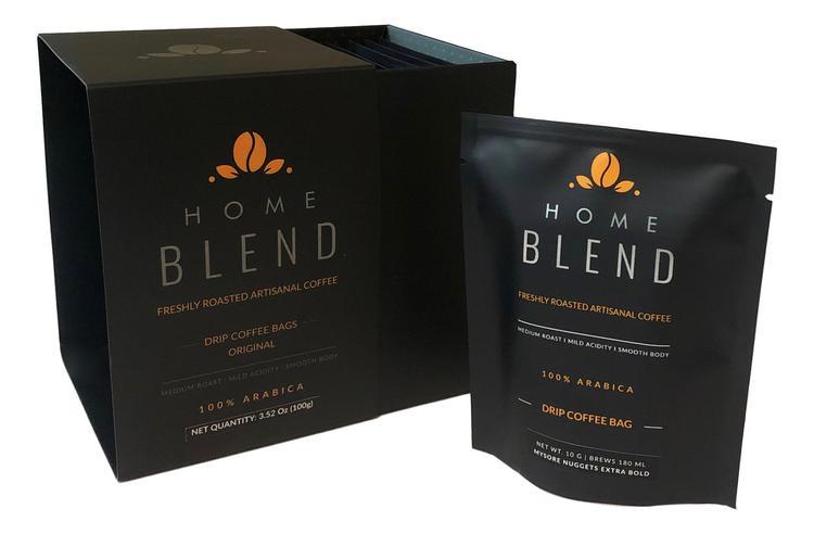 Home Blend Mysore Nuggets Drip Coffee Bags - DrinksDeli India