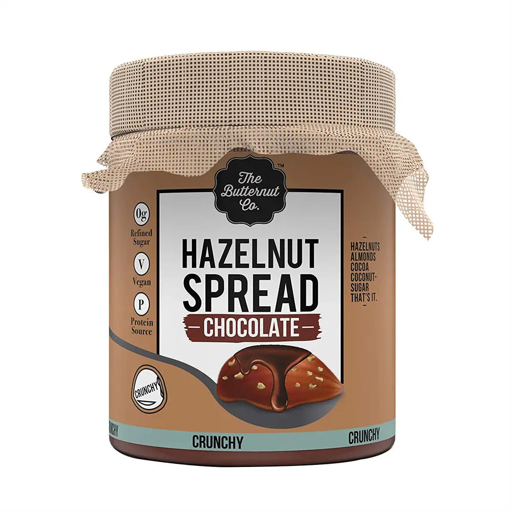The Butternut Co. Chocolate Hazelnut Spread|  Crunchy | 200g Butternut Mou