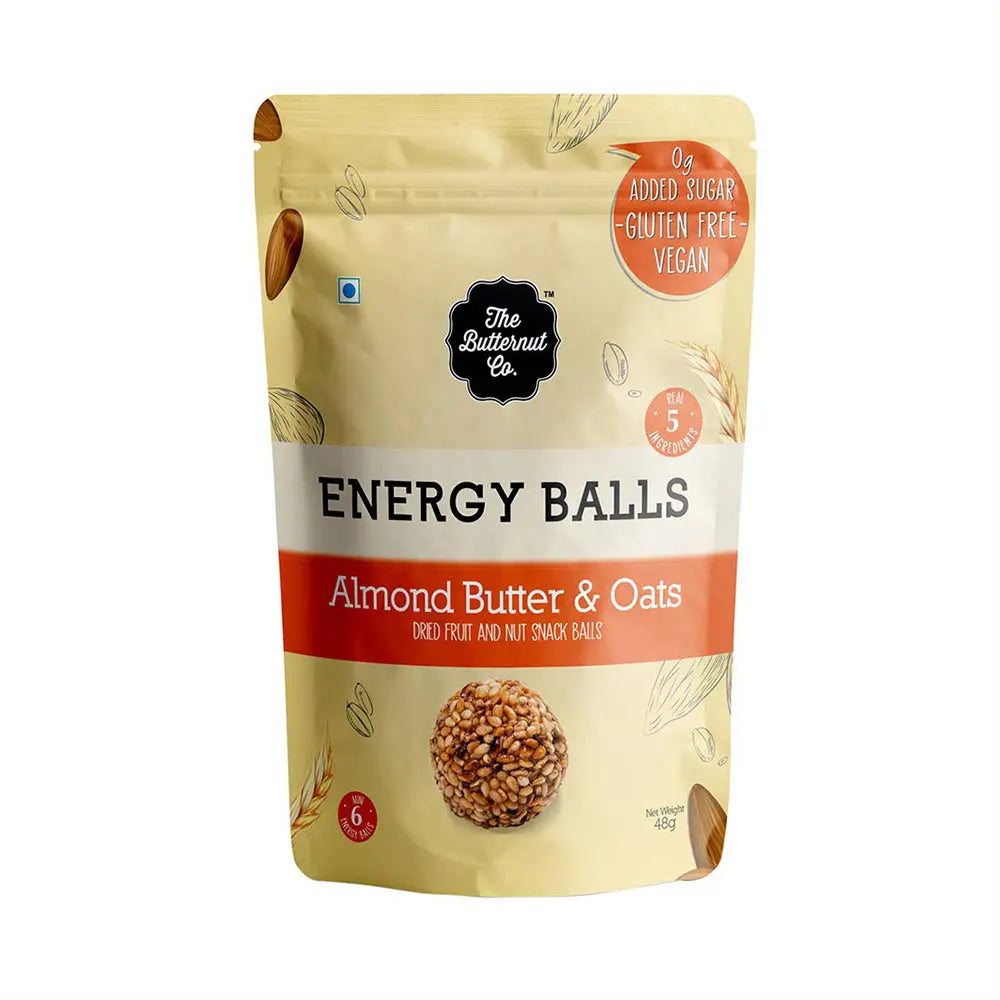 The Butternut Co. Energy Balls Almond And Oats | 288g Butternut Mou