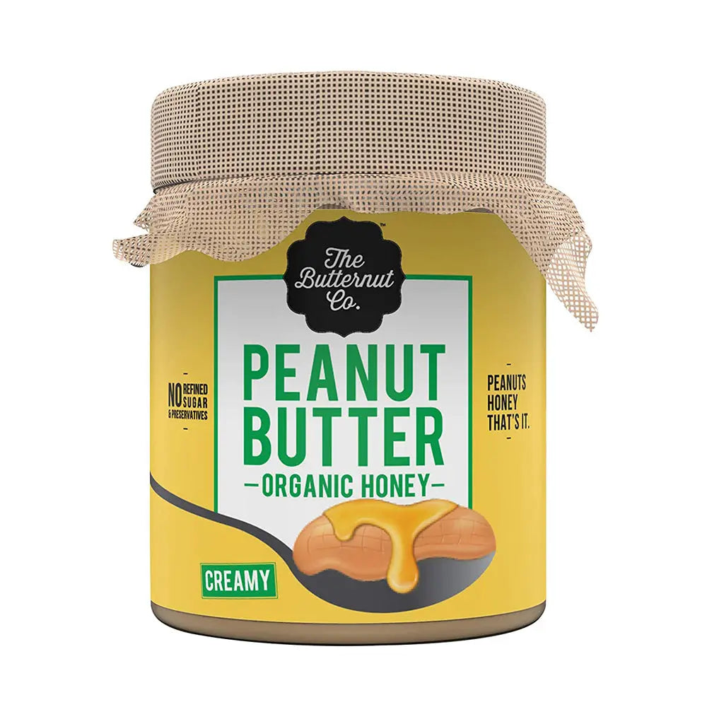 The Butternut Co.Organic Honey Peanut Butter | Creamy | 200g Butternut Mou