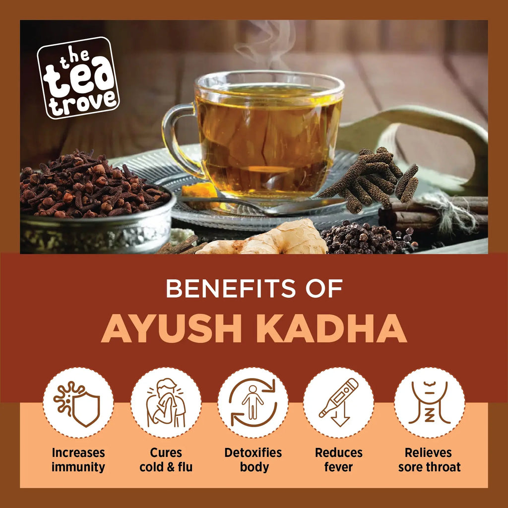 The Tea Trove Ayush Kadha | 100g Teatrove