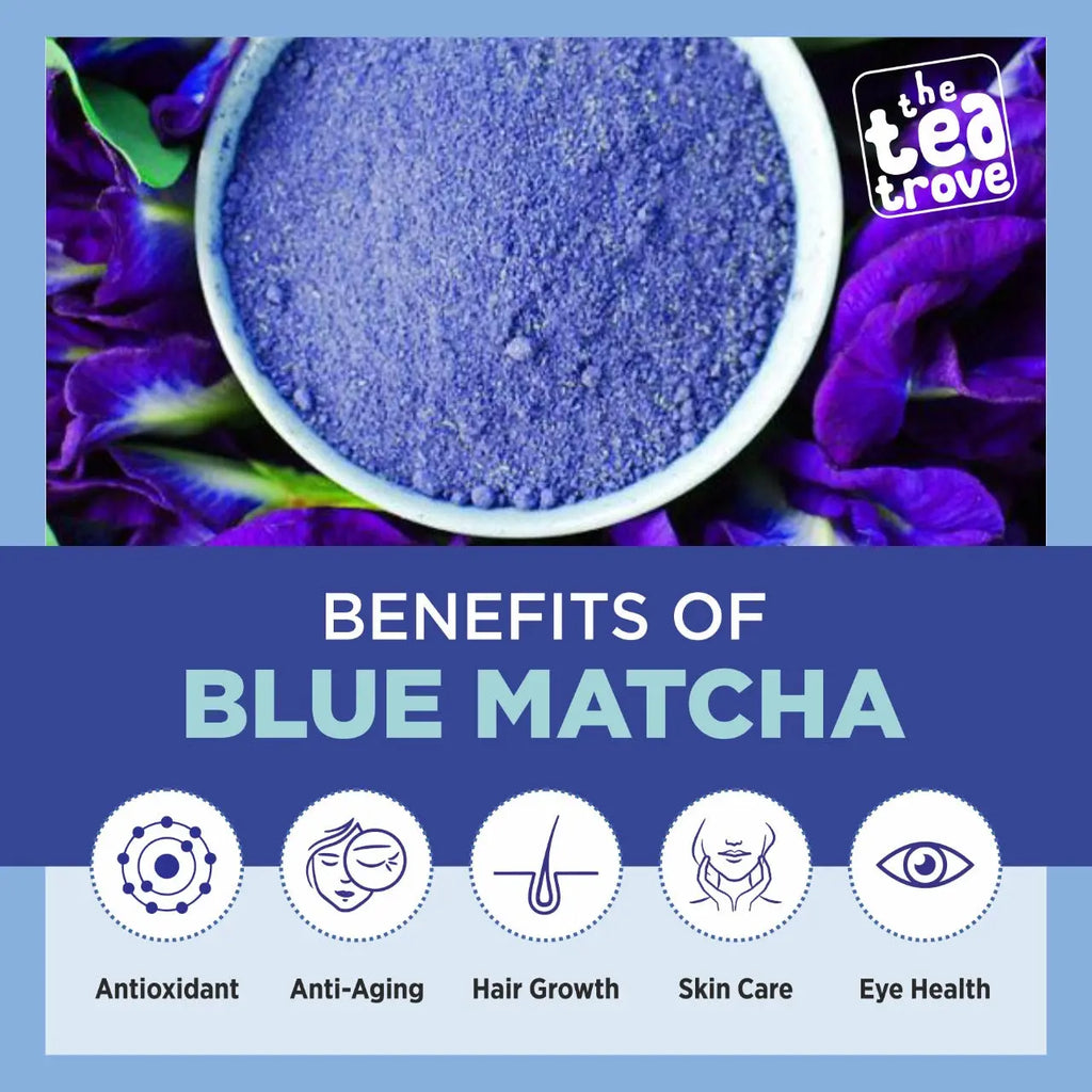 The Tea Trove Superbrew Probiotic Blue Matcha | 30g Teatrove