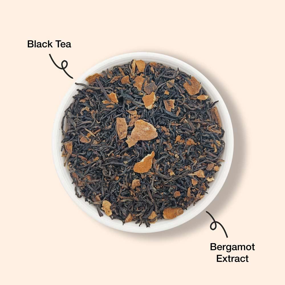Infused Kettle Tea Earl Grey Black Tea | 50gm - DrinksDeli India