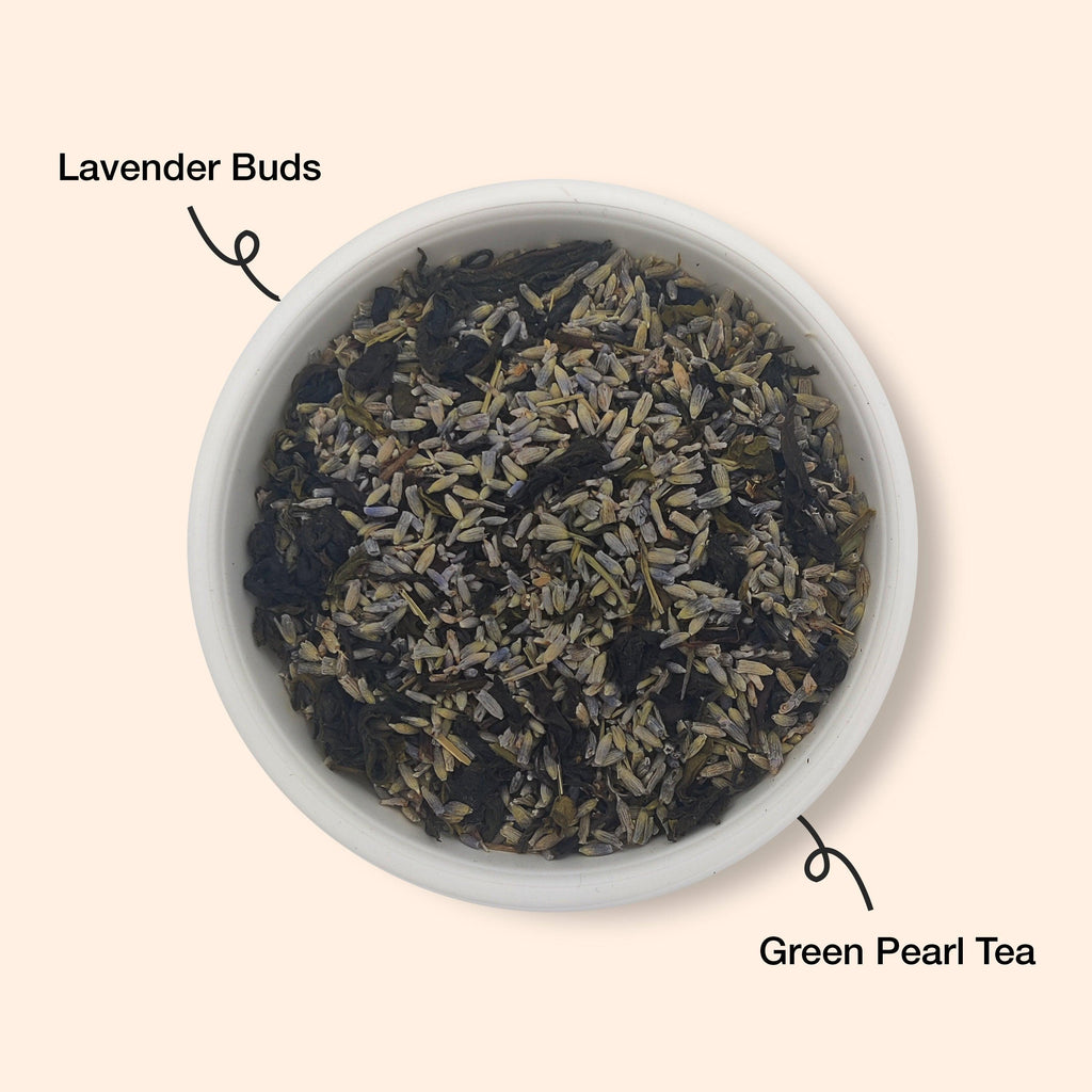 Infused Kettle Lavender Green Tea | 50gm - DrinksDeli India