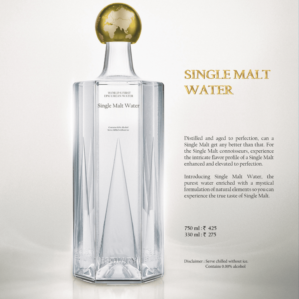 Estuary Single Malt Water| 750ml | Select Pack - DrinksDeli India