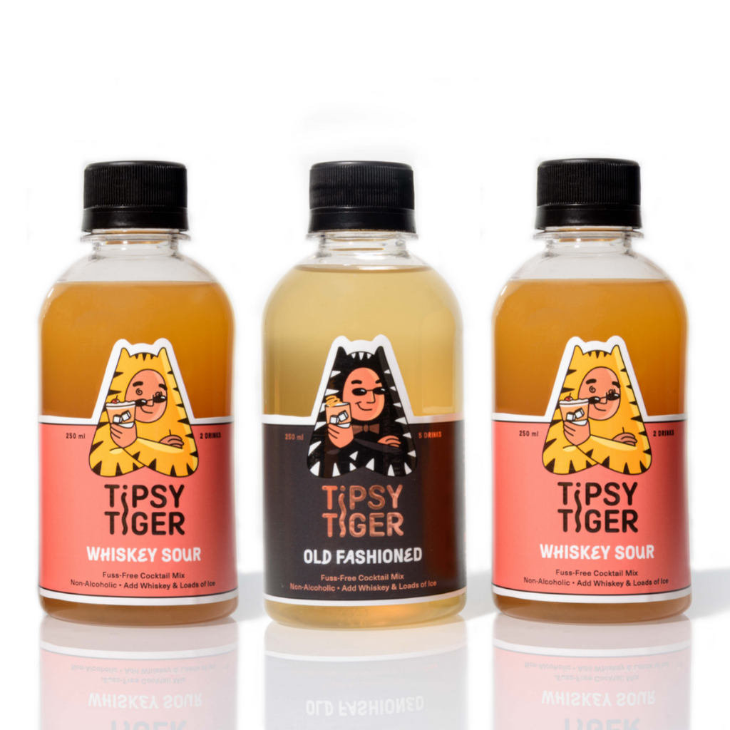 Tipsy Tiger Whiskey Lovers | Pack of 3 Tipsy Tiger