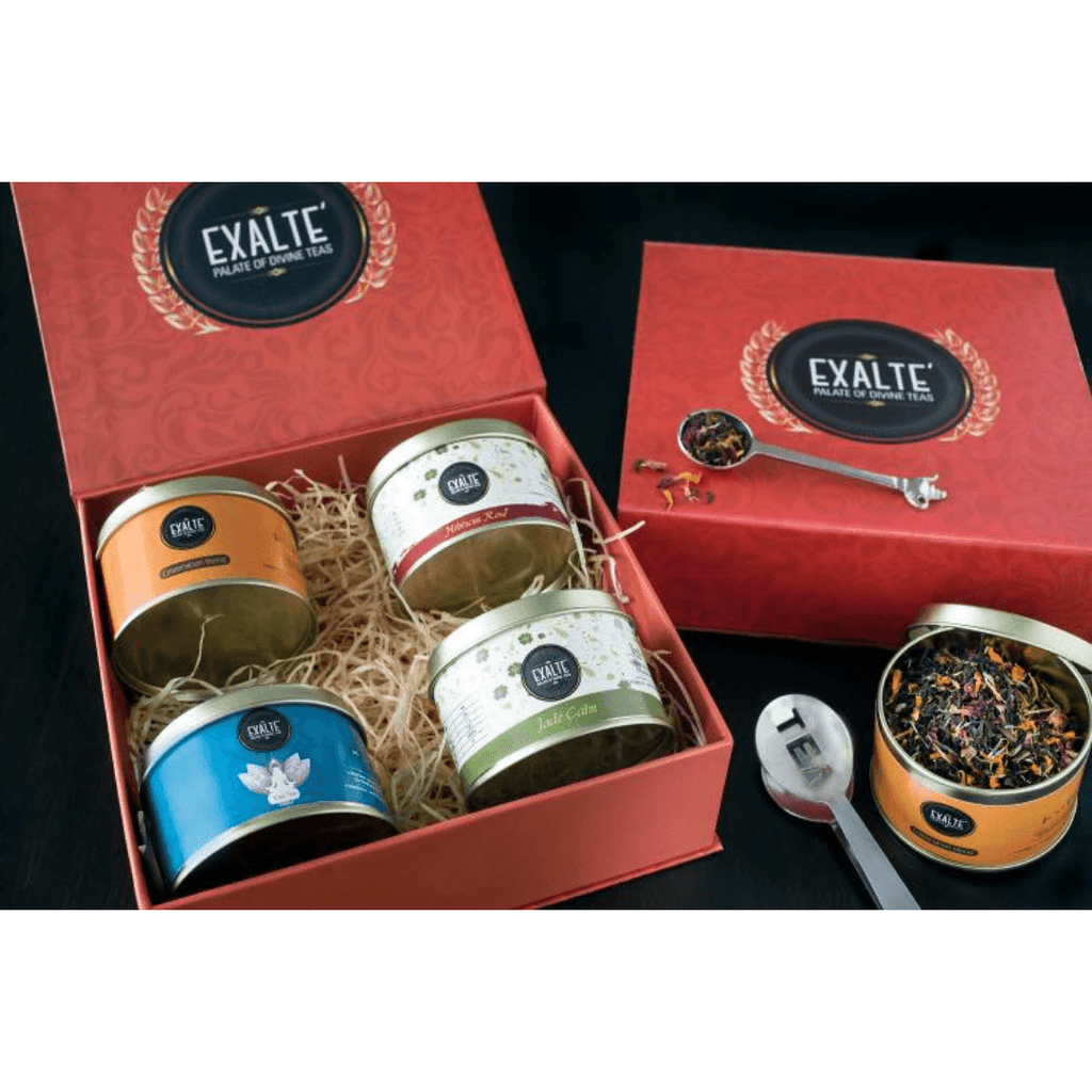 Exalté Festive (Orange) Gift Box - DrinksDeli India