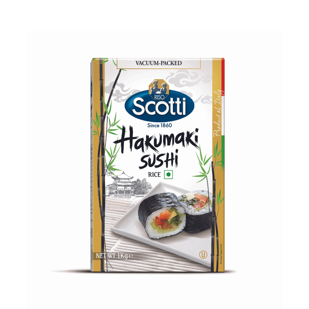 Riso Scotti Hakumaki (Round Grain) Sushi Rice   | 1Kg