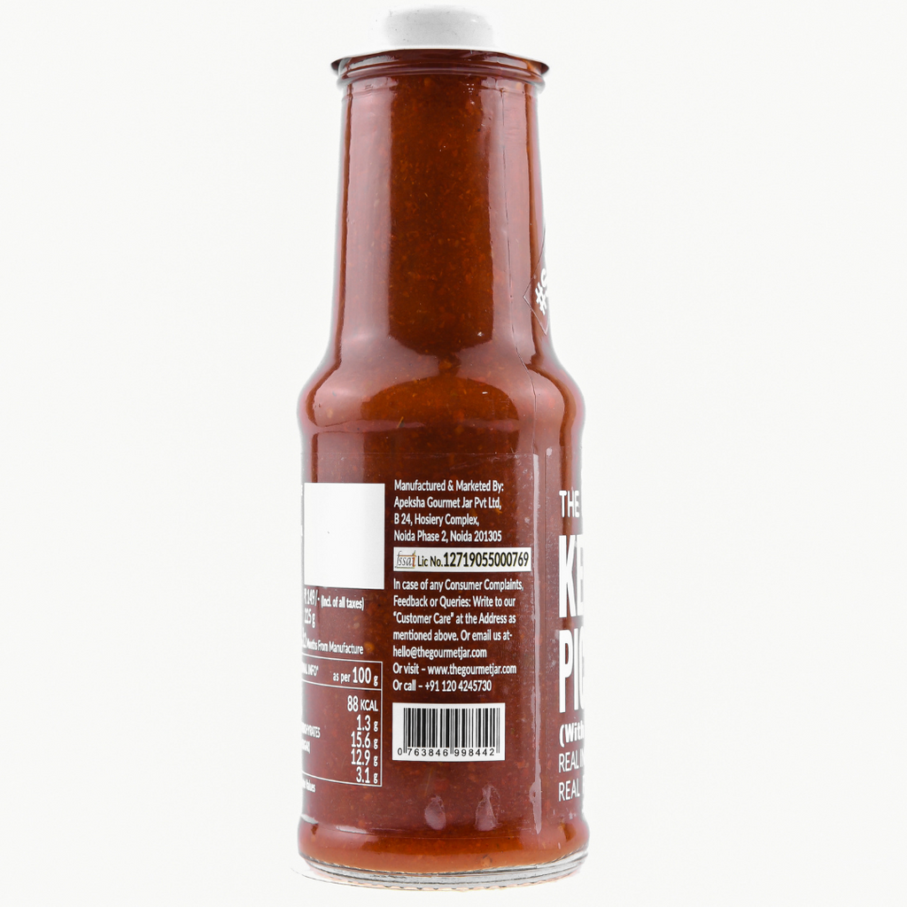 The Gourmet Jar Ketchup Picante |With Kanthari Chilli |  225g TGJ