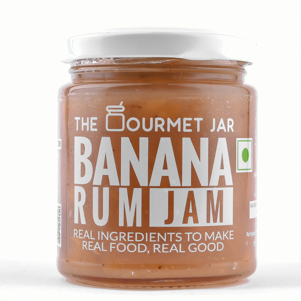 The Gourmet Jar Banana Rum Jam | 230gms TGJ