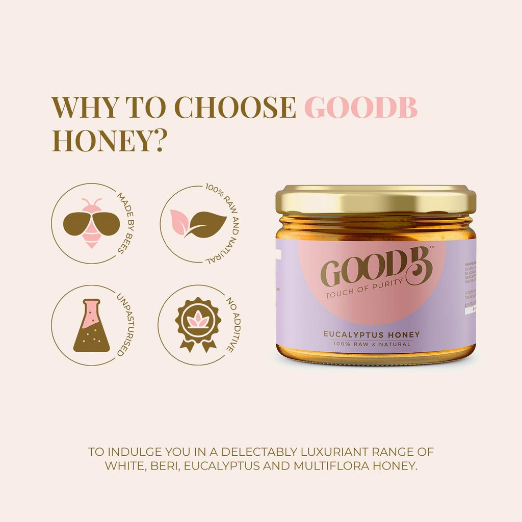 GoodB Eucalyptus Honey | Select Pack - DrinksDeli India