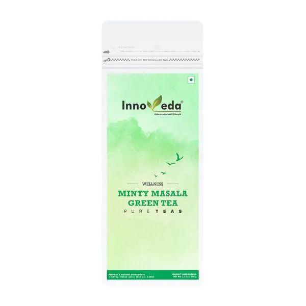 Innoveda Herbs Minty Masala Green Tea | 50g Innoveda Herbs