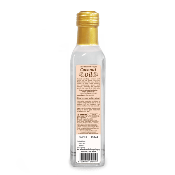 Isvaari Virgin Coconut Oil | 250ml Chenab Impex