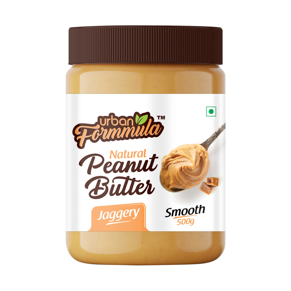 Urban Formmula Jaggery Peanut Butter Smooth | 500gm