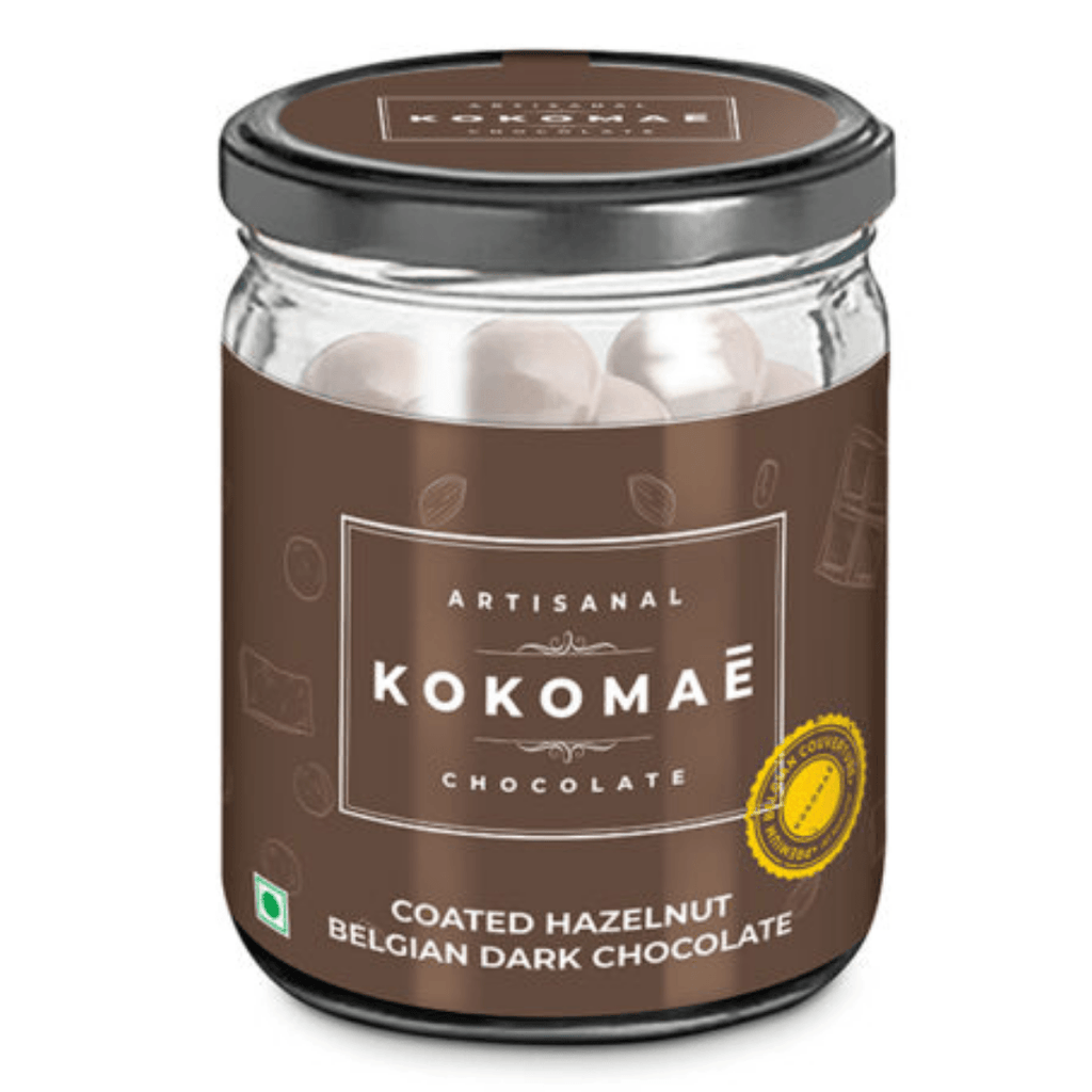 Kokomaē Hazelnuts in Dark Chocolate - DrinksDeli India