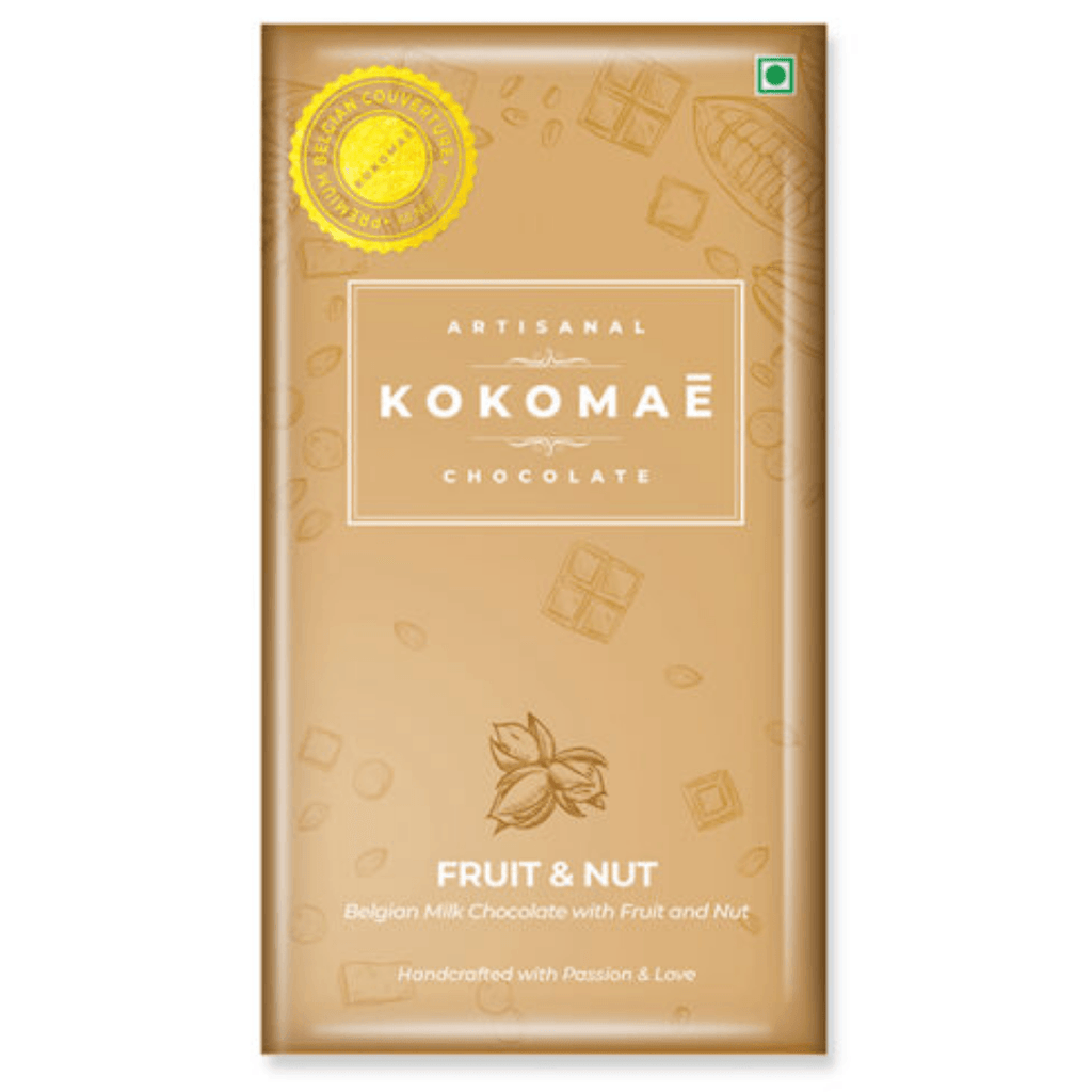 Kokomaē Milk Chocolate with Fruit and Nut - DrinksDeli India