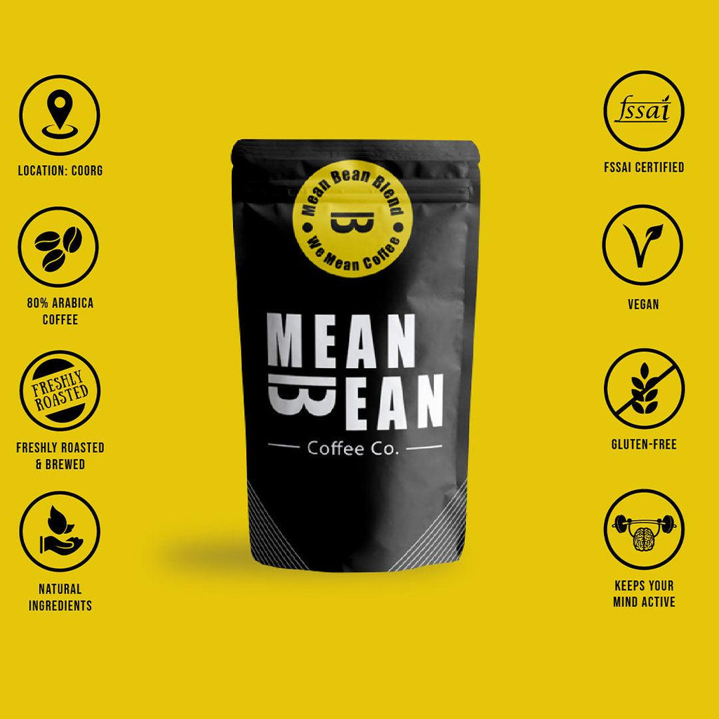 Mean Bean Blend | Fine grind |Espresso | Select Pack - DrinksDeli India