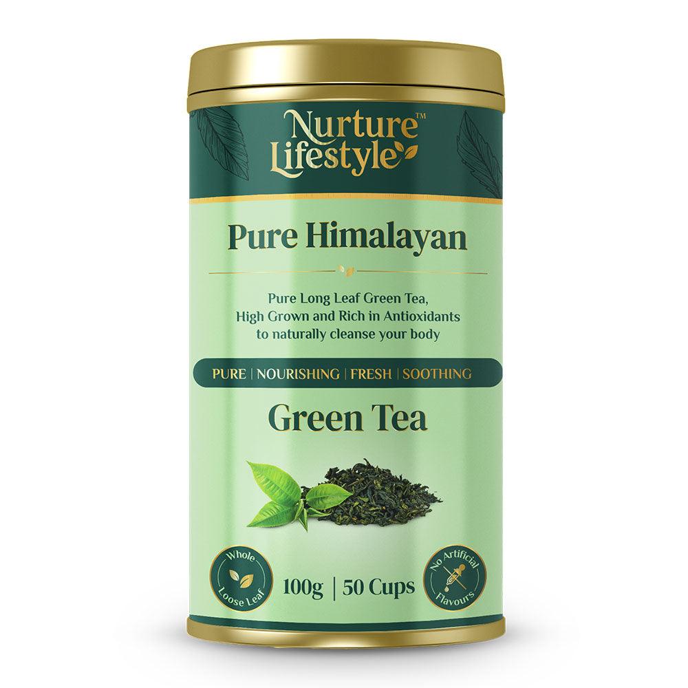 Nurture Lifestyle Pure Himalayan Loose Leaf Green Tea |  100g Nurture Lifestyle