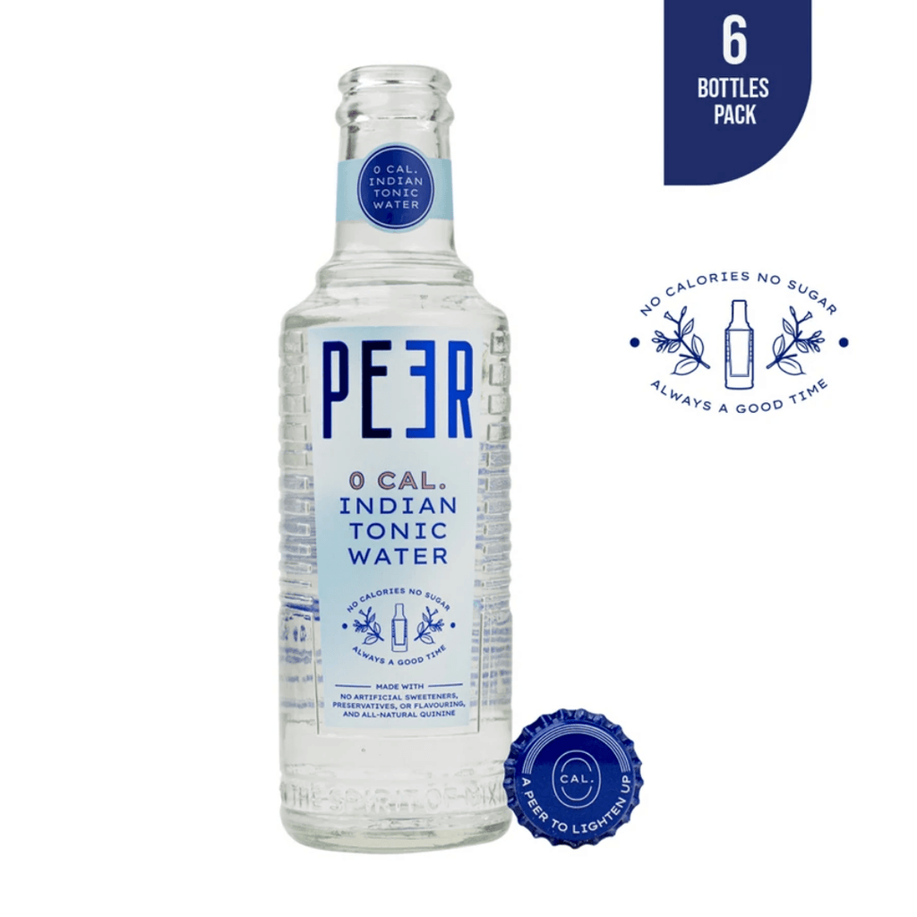 PEER 0 Cal. Indian Tonic Water | Pack of 6 Peer