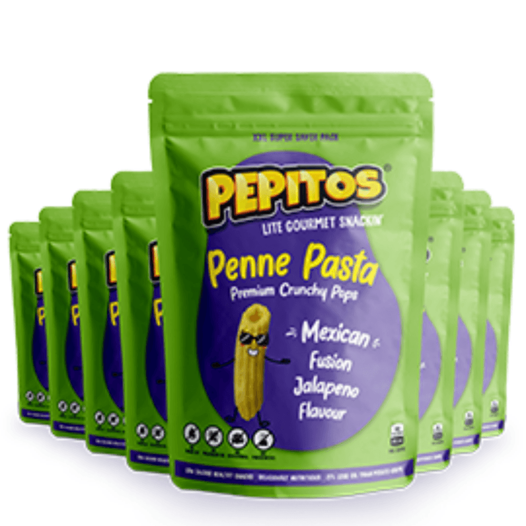 Pepitos Penne Pasta Mexican Fusion Jalapeno Flavour | Pack of 8 pepitos